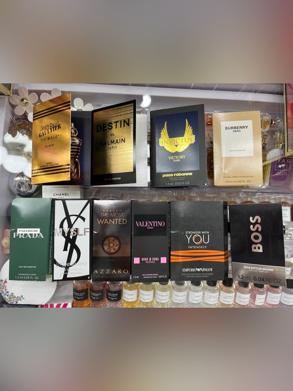New Men's Sample Card bundle of 10
